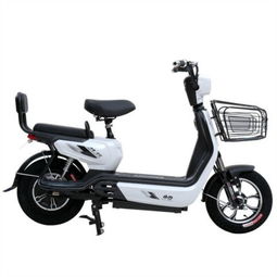 小刀酷車48v 新款滑板助力車t60 高性能 珍珠白 14寸電動(dòng)車產(chǎn)品圖片1